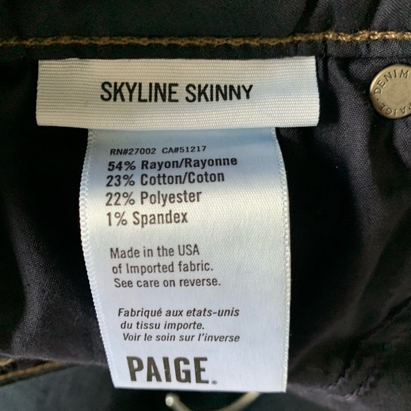 Paige | Skyline Indigo Skinny Jean - Picture 8 of 8